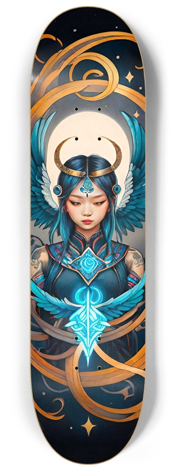 Hmong Girl Angel Lo 06 Original 8-1/4 Skateboard Deck
