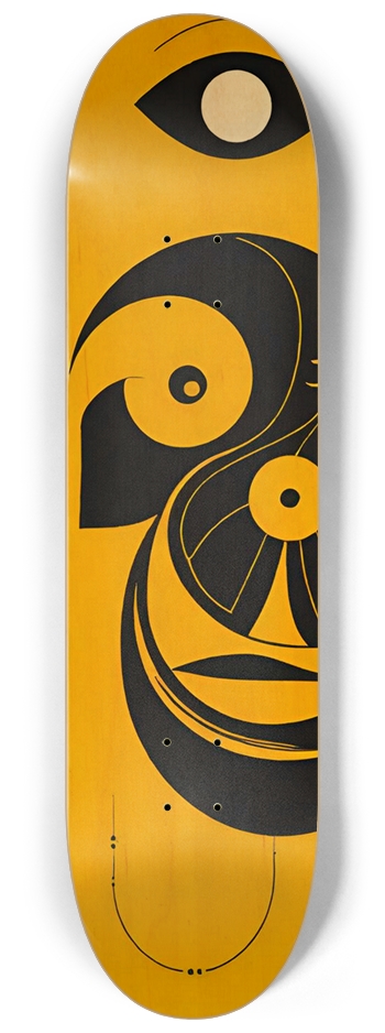 Hmong 02 Limited Natural Bamboo Wood 8-1/4 Skateboard Deck