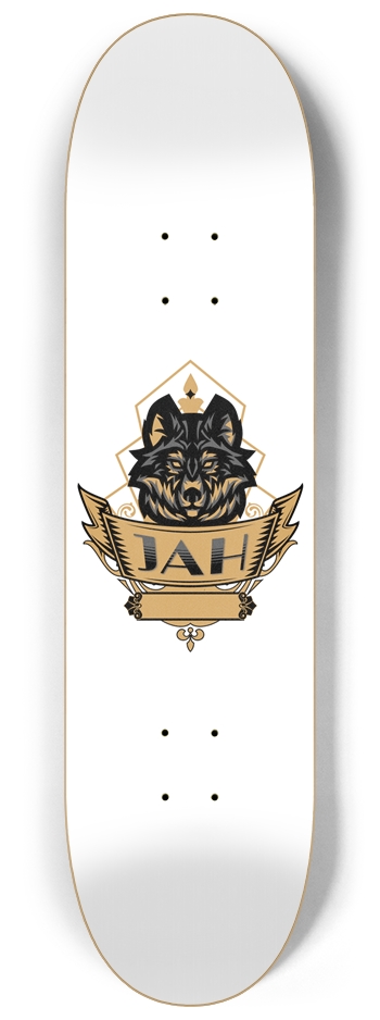 Wolf Custom Skateboard 8-1/4 Skateboard Deck