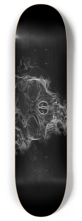 Wispy Skull 8.00 8 Inch Skateboard Deck
