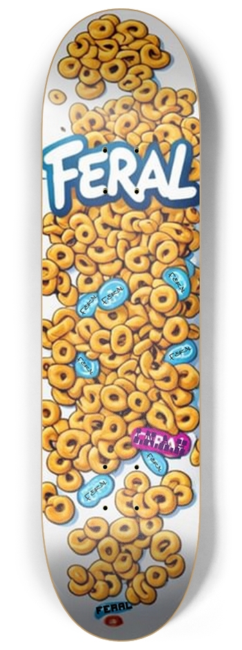 Feral Cereal Bowl 8.25 8-1/4 Skateboard Deck