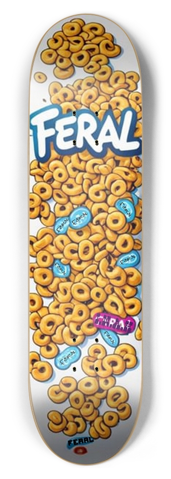 Feral Cereal Bowl 8.5 8-1/2 Skateboard Deck