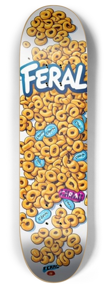 Feral Cereal Bowl 8.0 8 Inch Skateboard Deck