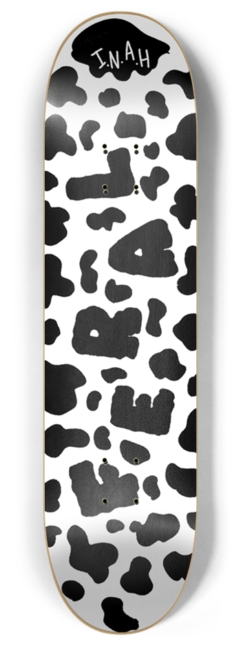 Feral Cow Board 8.0 8 Inch Skateboard Deck