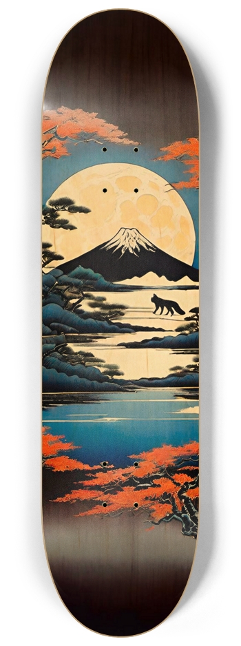 Kenshi Art Deck 02 Bamboo 8-1/4 Skateboard Deck