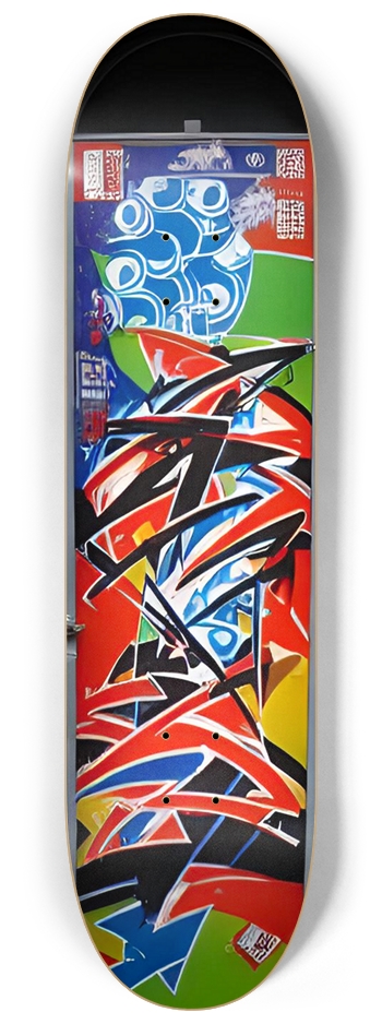 Japanime 01 Graffiti 8-1/4 Skateboard Deck