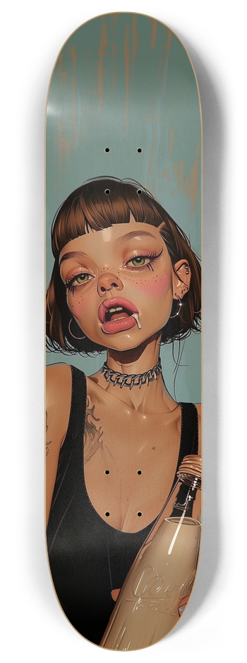 Milky girl Custom Skateboard 8 Inch Skateboard Deck
