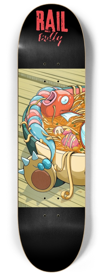 Poke Ramen noodles 1 of 2 8-1/4 Skateboard Deck
