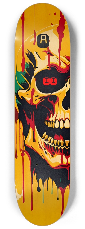 Abomination Skully 01 Natural 8-1/4 Skateboard Deck
