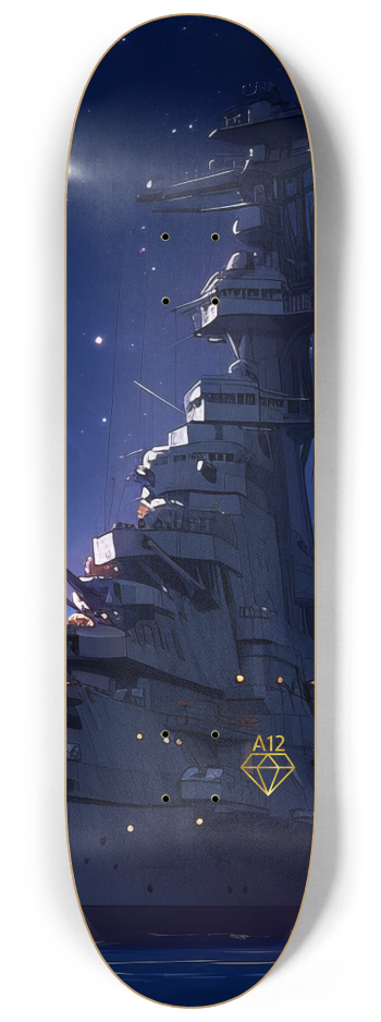 Warship #3 8-1/4 Skateboard Deck
