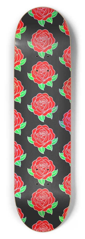 Roses 8-1/2 Skateboard Deck