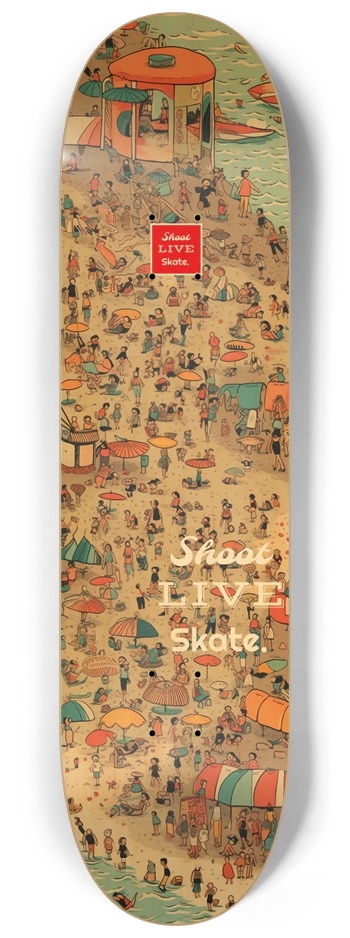 Beaches 8-1/4 Skateboard Deck