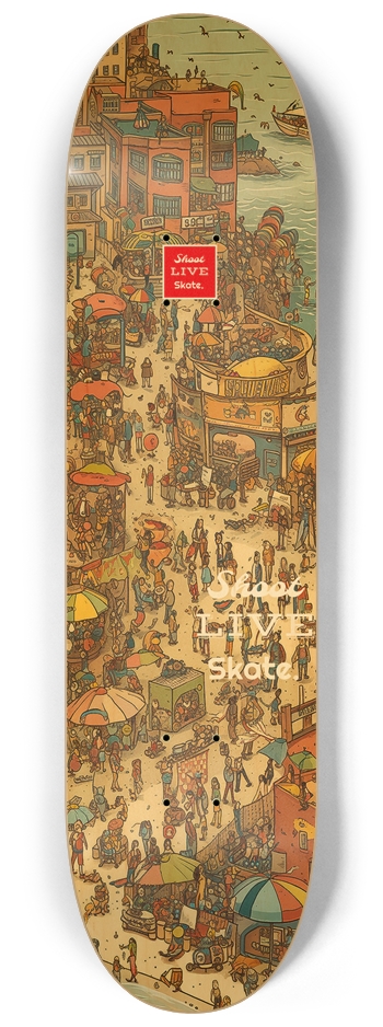 Beaches 2 8-1/4 Skateboard Deck