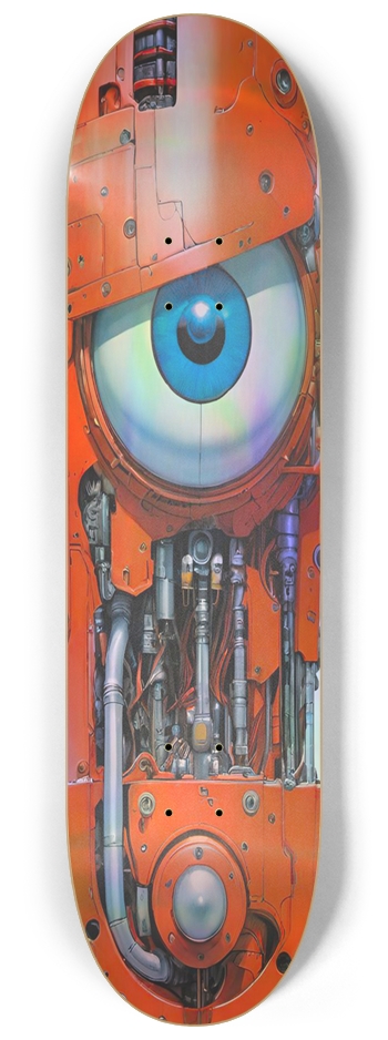 4REAL Cyber 07 Hologram 8-1/4 Skateboard Deck