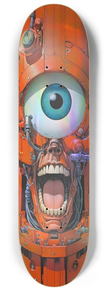 4REAL Cyber 08 Hologram 8-1/4 Skateboard Deck
