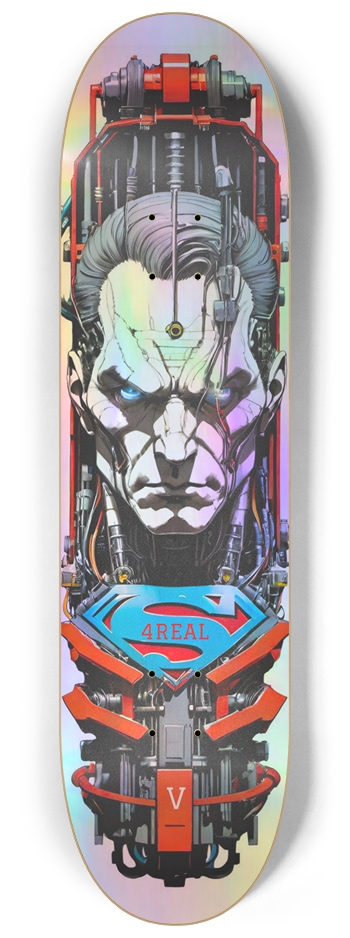 4REAL Cyber 05 Hologram Limited Edition 8-1/4 Skateboard Deck