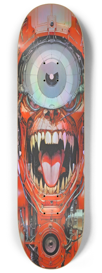 4REAL Cyber 013 Hologram 8-1/4 Skateboard Deck