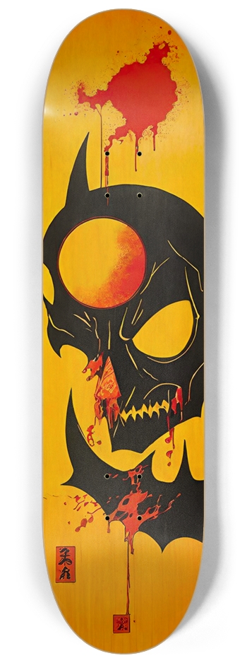 Batwise Bamboo 01 Natural Effed Up Bat 8-1/4 Skateboard Deck