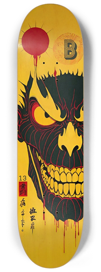 Batwise Bamboo 013 Natural 8-1/4 Skateboard Deck