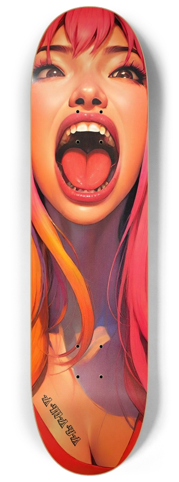 AMAYA Ahegao 01Natural 8-1/4 Skateboard Deck