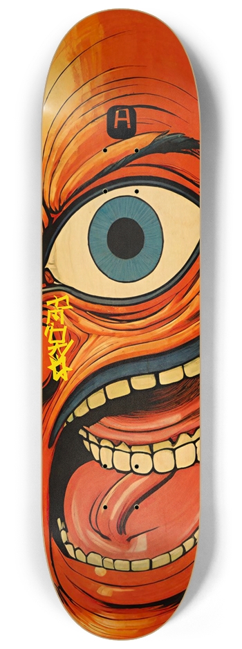 Abomination Pedro Cool 016 Natural Signed 8-1/4 Skateboard Deck