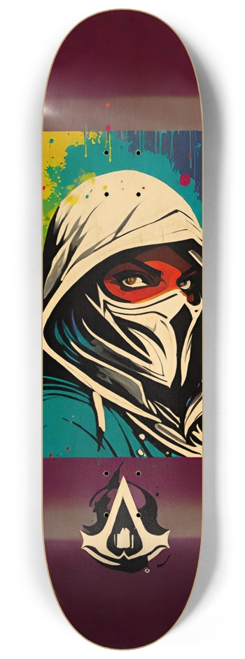 AC Skate Club 01 Natural 8-1/4 Skateboard Deck