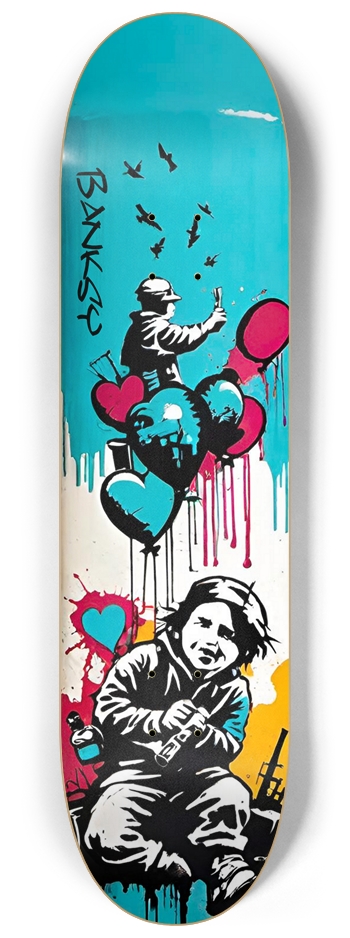 Banksy Bender 03 Original 8-1/4 Skateboard Deck