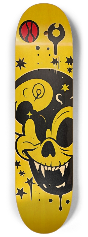 Bonehead 02 Effed Up Mouse 8-1/4 Skateboard Deck