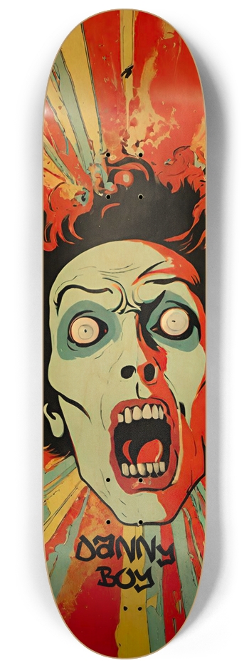 Danny Boy Art 02 Natural 8-1/4 Skateboard Deck