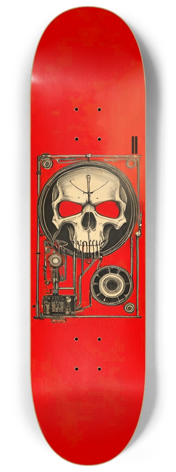 Cyborg Flux Capacitor 02 Natural 8-1/4 Skateboard Deck