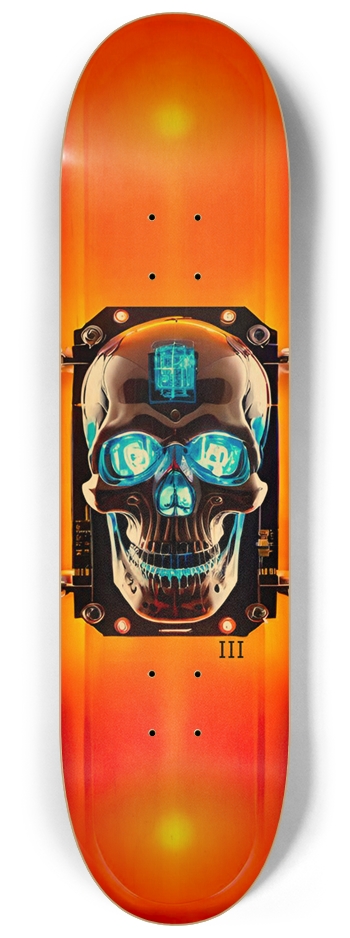Cyborg Flux Capacitor 03 Natural 8-1/4 Skateboard Deck