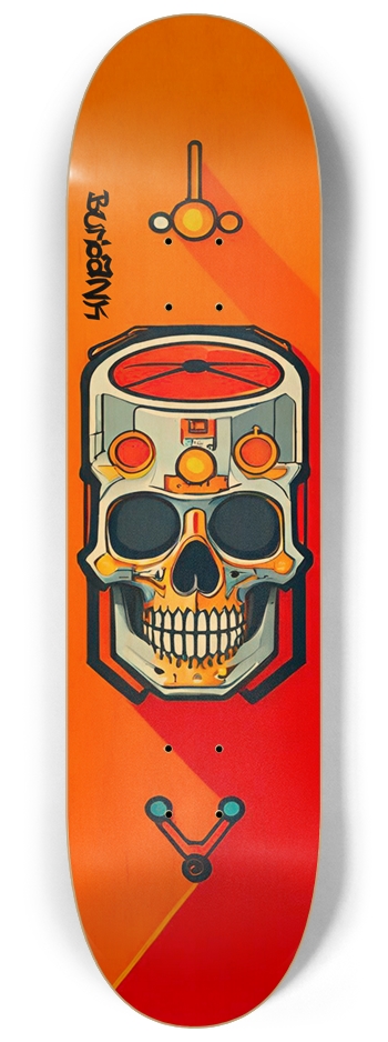 Burbank California 01 Natural 8-1/4 Skateboard Deck