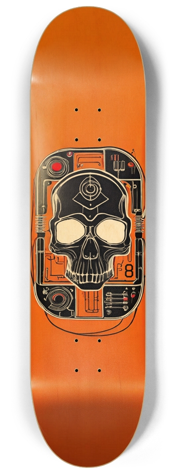 Cyborg Flux Capacitor 08 Natural 8-1/4 Skateboard Deck
