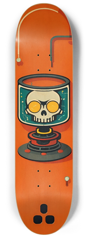 Burbank California 02 Natural 8-1/4 Skateboard Deck