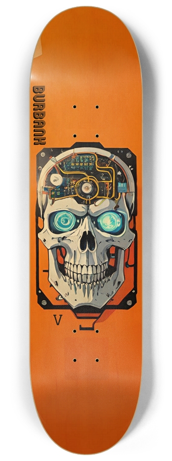 Burbank California 05 Natural 8-1/4 Skateboard Deck