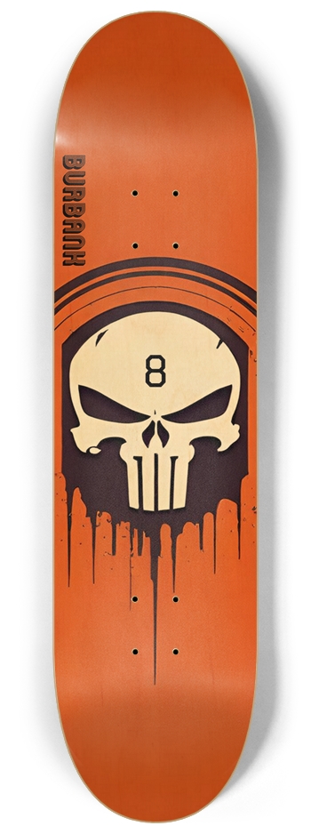 Burbank California 08 Natural 8-1/4 Skateboard Deck