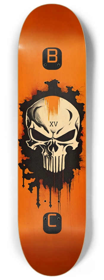 Burbank California 015 Natural Punisher Deck 8-1/4 Skateboard Deck