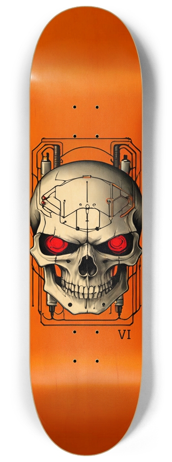 Cyborg Flux Capacitor 06 Natural 8-1/4 Skateboard Deck
