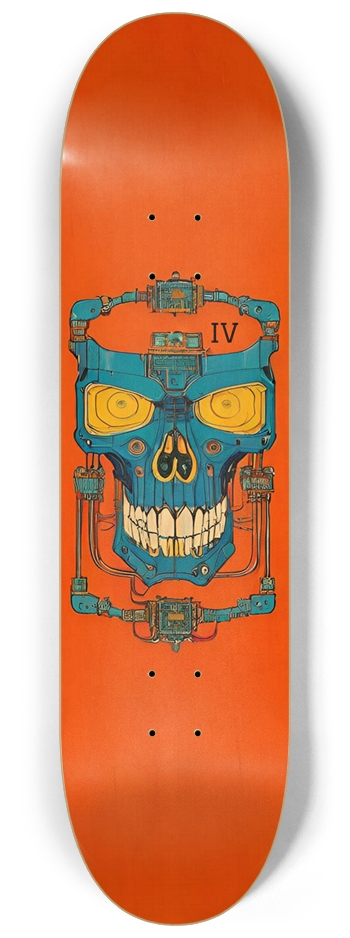 Cyborg Flux Capacitor 04 Natural 8-1/4 Skateboard Deck