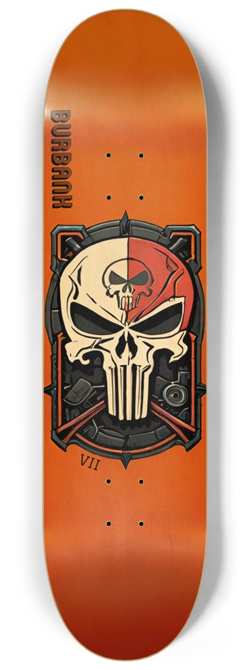 Burbank California 07 Natural 8-1/4 Skateboard Deck