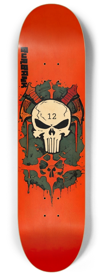 Burbank California 012 Natural 8-1/4 Skateboard Deck