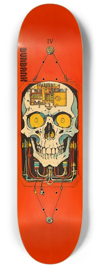 Burbank California 04 Natural 8-1/4 Skateboard Deck