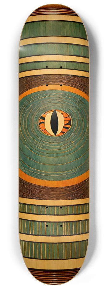 Urban Ninja Sauron Bamboo Natural 8-1/4 Skateboard Deck