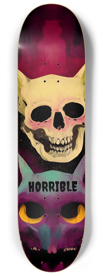 Horrible Deck 01 Monsters Natural Cat 8-1/4 Skateboard Deck
