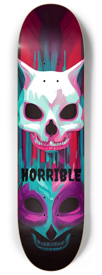 Horrible Deck 05 Original Cat Mask 8-1/4 Skateboard Deck