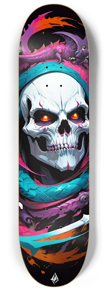 Doom Star 01 Original Skull 8-1/4 Skateboard Deck