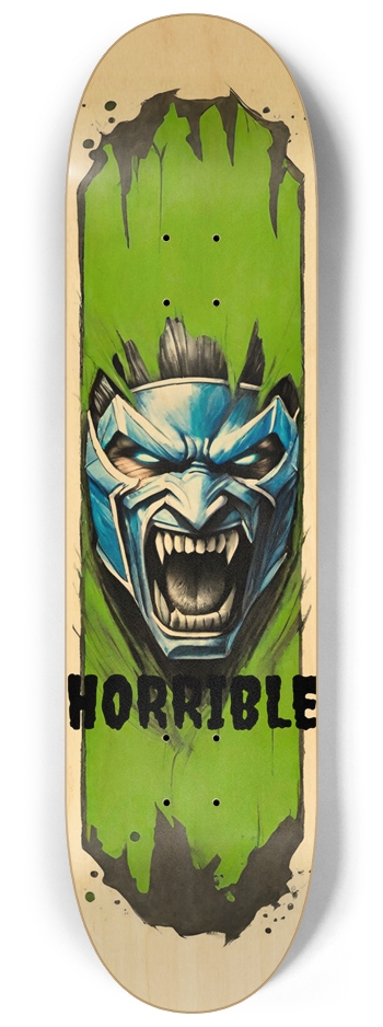 Horrible Sub-Zero Fatality Deck 01 Bamboo Natural 8-1/4 Skateboard Deck