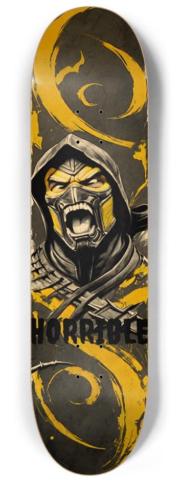 Horrible Scorpion Deck 01 Natural Bamboo 8-1/4 Skateboard Deck