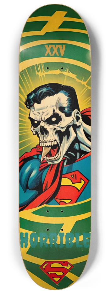 Horrible Deck 025 Bamboo Natural 8-1/4 Skateboard Deck