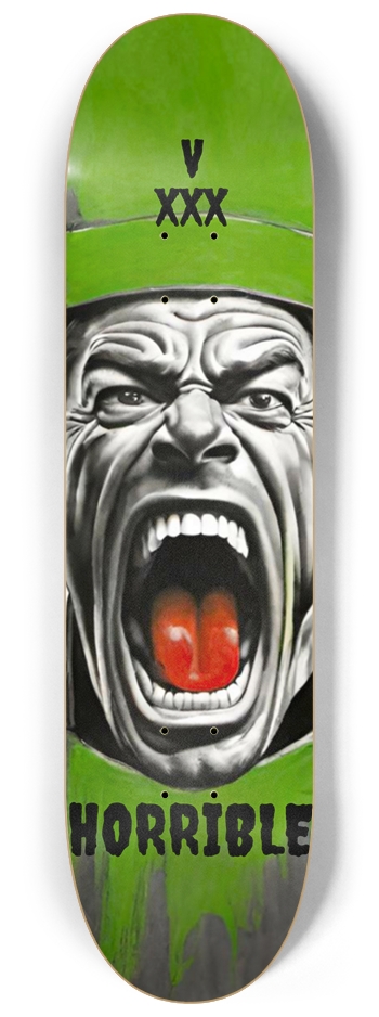 Horrible Deck 035 Van Damme Natural Bamboo 8-1/4 Skateboard Deck